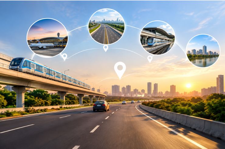 Road Connectivity to Hiranandani Fortune City Panvel – Highway Access